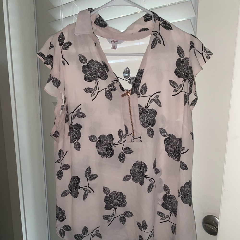 Candies pink cap sleeve t